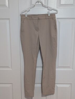 White House Black Market Light Beige Trousers